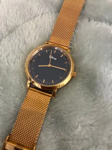 Disney 케이우노 골드 메쉬 손목시계