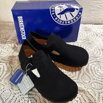 새상품 BIRKENSTOCK 런던 스웨이드 샌들 27.0 택, 박스 포함