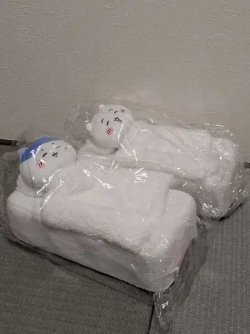 치이카와 (먼작귀) 이불 봉제 인형 티슈 케이스 치이카와 하치와레 세트