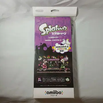 스플래툰 amiibo 디오라마 키트 시오카라이브 미개봉
