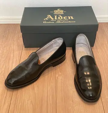 Alden 오페라 슈즈 US7.5D SHIPS 별주/슬립온/블랙