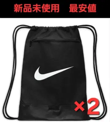 새상품 미사용 Nike 블랙 냅색 2개 세트