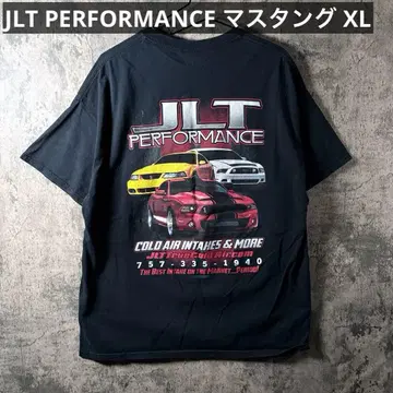 JLT PERFORMANCE 티셔츠 자동차 티셔츠 머스탱 XL 블랙