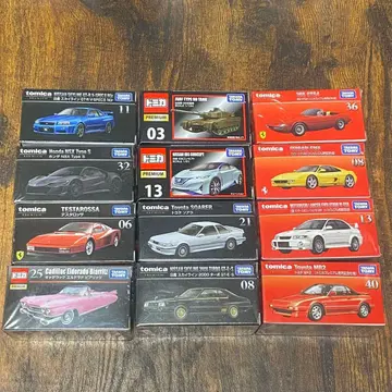 토미카 프리미엄 12대 세트 미사용 새상품 소아라 출시 기념 사양 등