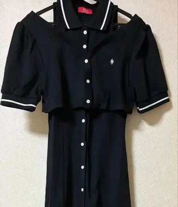 [ POLOBCS 콜라보 ] 레이어드 폴로 원피스