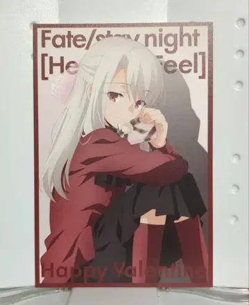 Fate HF 발렌타인 엽서 이리야
