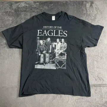 구제 의류 The Eagles 이글스 프린트 티셔츠 밴드 티