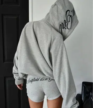 d.i.a 팬츠 힙 로고 맨투맨 숏팬츠 여성용