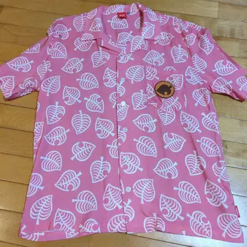 너굴의 하와이안 셔츠 모여라 동물의 숲 L 사이즈