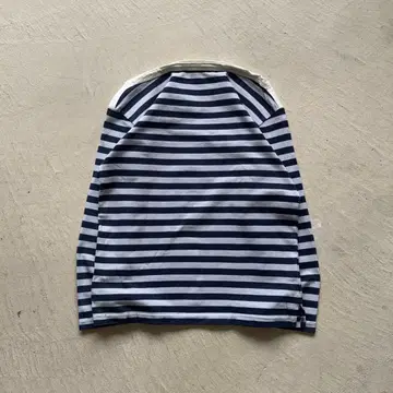 00s agnes b. border l/s 보더 롱티 블루