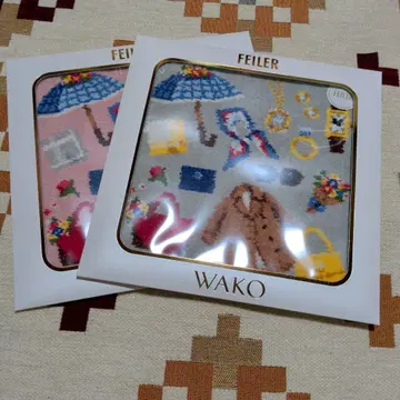 페이러 와코 WAKO CLOSET 손수건 2장 세트