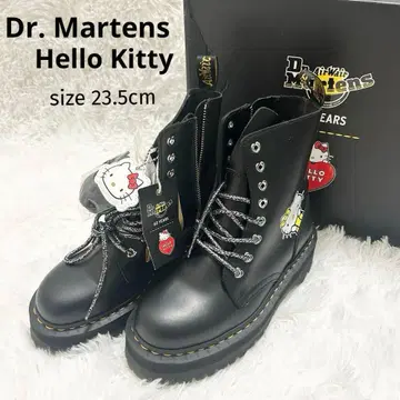 초레어 닥터마틴 헬로키티 블랙 부츠