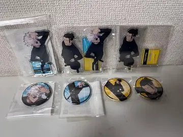 주술회전 하피쿠로 아크릴 스탠드 캔뱃지 게토 스구루 고죠 사토루