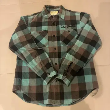 Schott 버팔로 체크 패턴 플란넬 셔츠 S