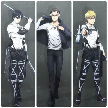 진격의 거인 베이스야드 클리어 파일 엘렌 미카사 알민