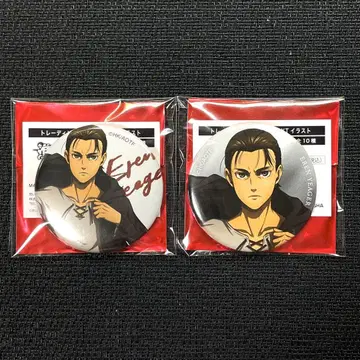 진격의 거인 베이스야드 캔뱃지 엘렌 2종