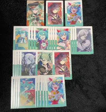 프로세카 글리터 캔뱃지 그리캔 에피카 금박 하츠네 미쿠 묶음 판매