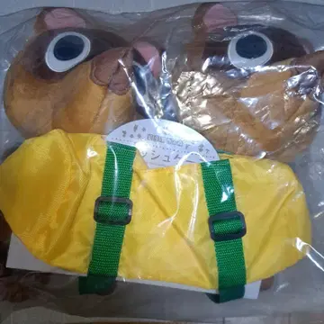 모동숲 제일복권 A상 너굴(다누키치)과 밤돌이의 티슈 케이스