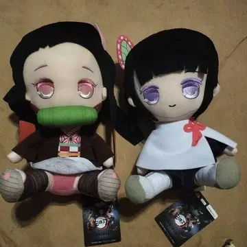 네즈코와 카나오 봉제 인형 세트