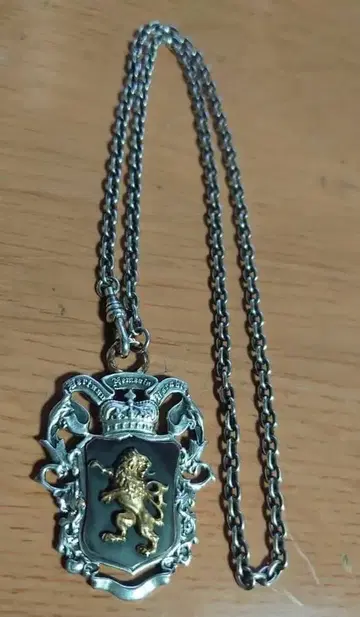 네메시스 NEMESIS K10 925 실버 고딕 라이온 목걸이