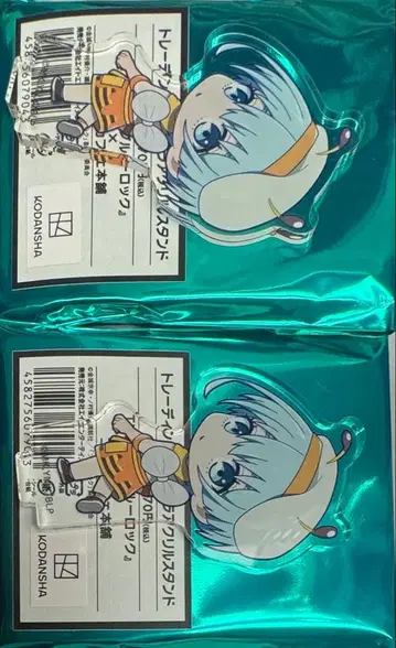 콜라보 카페 본포 블루 록 허니 콜라보 카페 미니 아크릴 스탠드 히오리