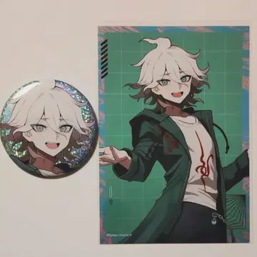 슈퍼 단간론파 2 작가 2님 콜라보 코마에다 나기토 캔뱃지 브로마이드