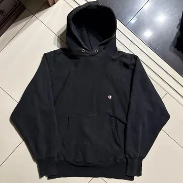 90's 챔피온 리버스 위브 후디 블랙 LARGE usa제