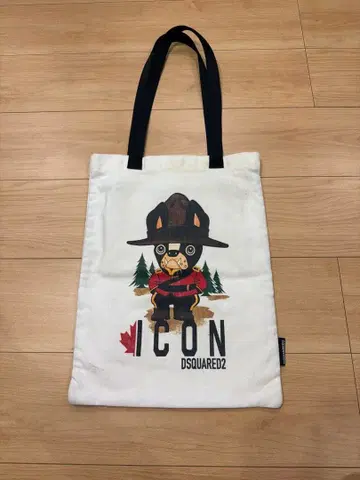 DSQUARED2 ICON 토트백 캔버스 디스퀘어드