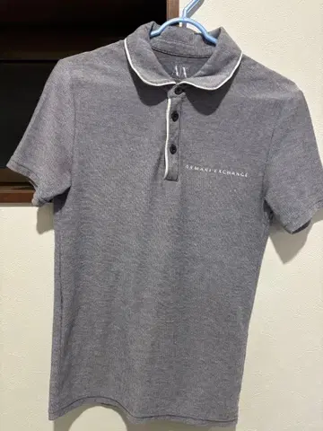 Armani Exchange 피케 셔츠 XS 그레이