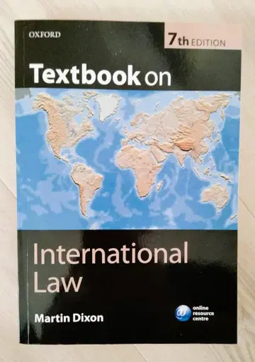 Textbook on International Law 7th 에디션
