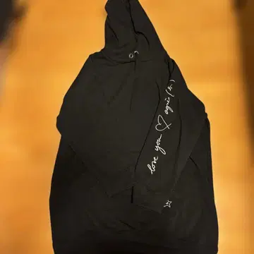 아네스베 블랙 후드 부착 후드티