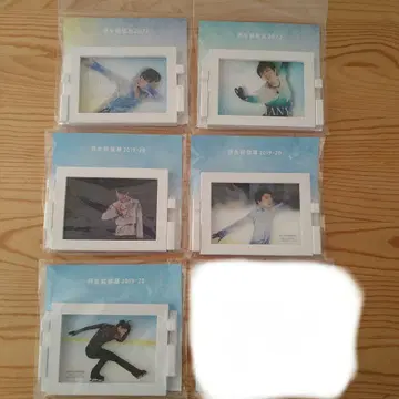 [ 미사용 새상품 ] 하뉴 유즈루 프레임 마그넷 5종