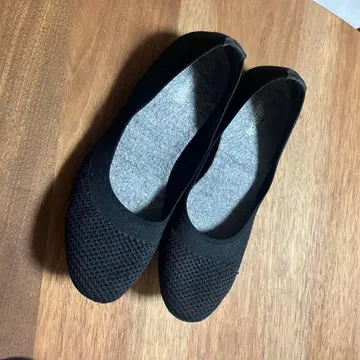 allbirds breezer 블랙 니트 플랫슈즈 발레 슈즈