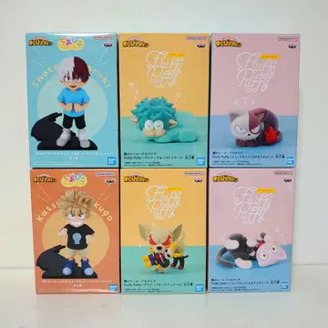 나의 히어로 아카데미아 Fluffy Puffy 4종 치아피코 2종