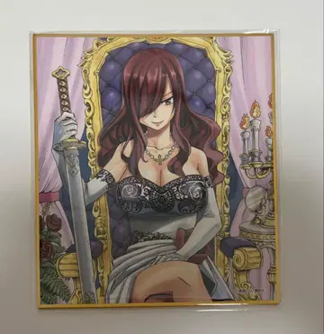 FAIRYTAIL 페어리 테일 판화전 엘자 미니 색지