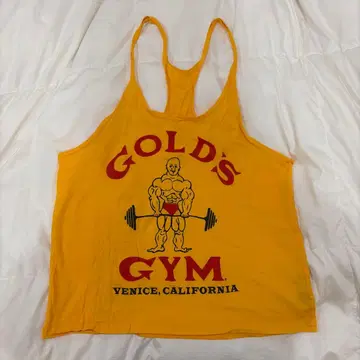 GOLD'S GYM 성지 베니스 1호점 한정품 Y백 탱크탑