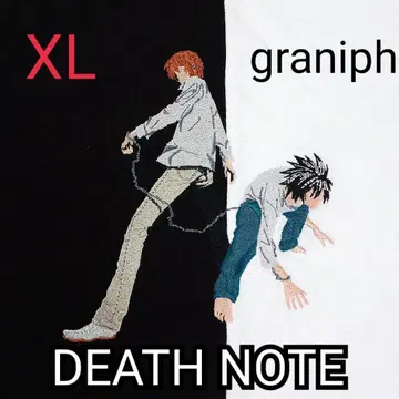 [ 새상품급 ] 데스노트 월&L 도킹 빅 실루엣 티셔츠 XL