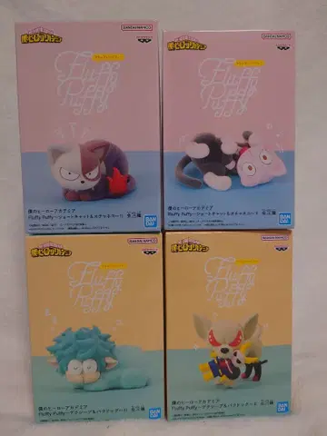 나의 히어로 아카데미아 FluffyPuffy 피규어 4종 묶음 판매