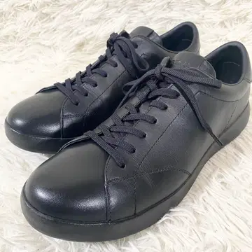 미사용급 REGAL 리갈 레이스업 가죽 스니커즈 25 블랙