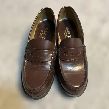 다크 브라운 가죽 로퍼 하루타