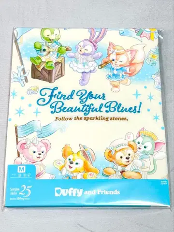 새상품 도쿄디즈니씨 25주년 더피 프렌즈 T셔츠 M