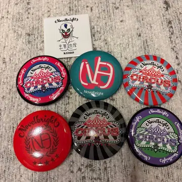 Novelbright 캔뱃지 7개