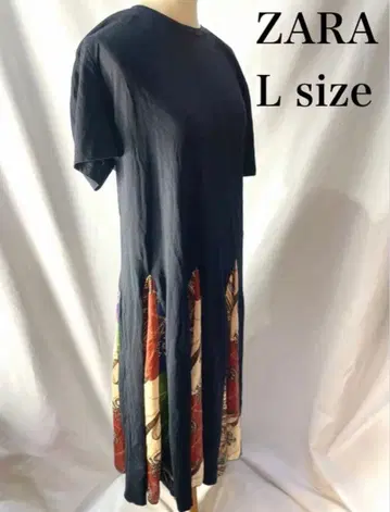 ZARA 롱 원피스 L 사이즈 맥시 길이 빅 사이즈 자라 플레어 타입