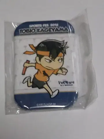 하이큐 J-WORLD 카게야마 캔뱃지