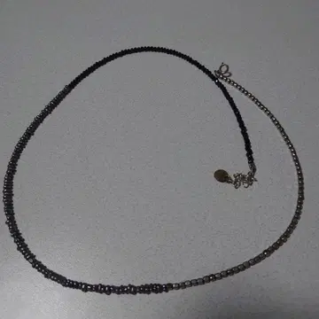 M A R S 마즈 블랙 스피넬 3연 레이어드 팔찌