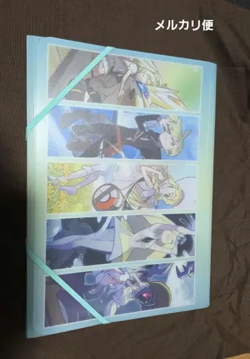 포켓몬 케이스입 A4 클리어 파일 5장 세트 리리에&글라디오&루자미네