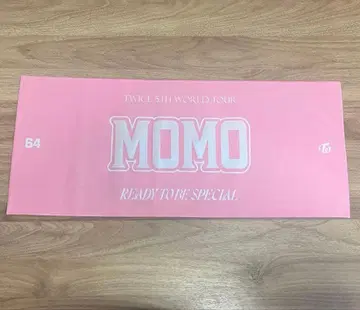 TWICE 모모 슬로건 READY TO BE SPECIAL MOMO