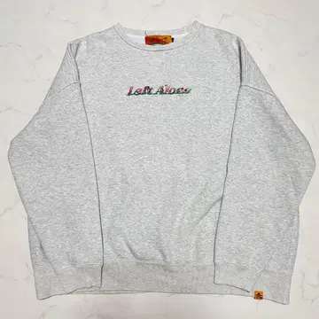 Left Alone 케이스케 사카이 콜라보 그레이 맨투맨 L