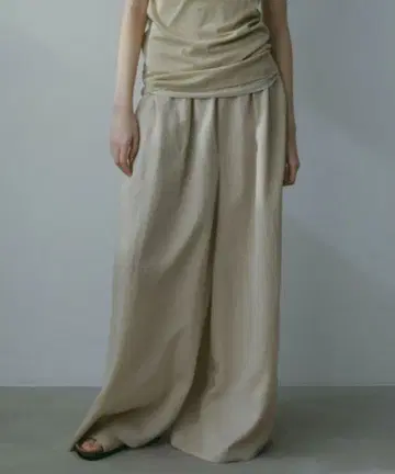 릴렉스 턱 와이드 팬츠 에트레토쿄 etre tokyo