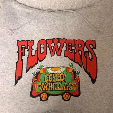 go!go!vanillas FLOWERS 후디 L 사이즈